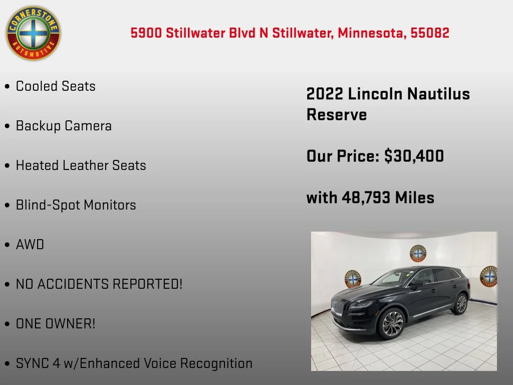 Used 2022 Black Lincoln Reserve image 5
