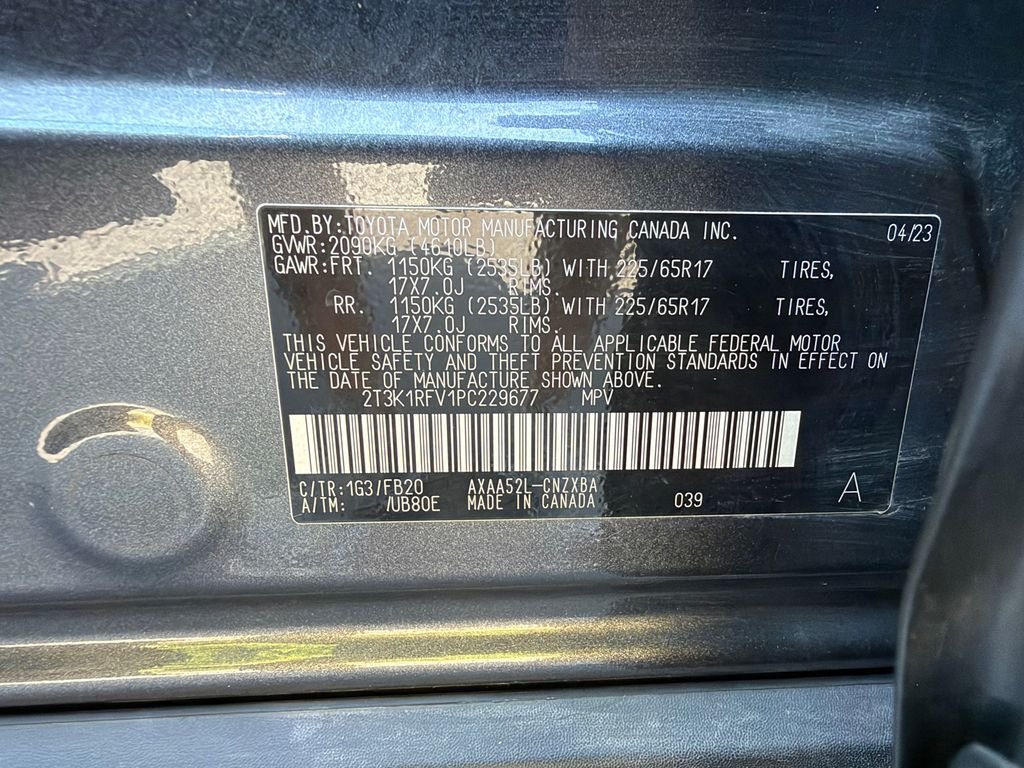 Used 2023 Gray Toyota LE image 20