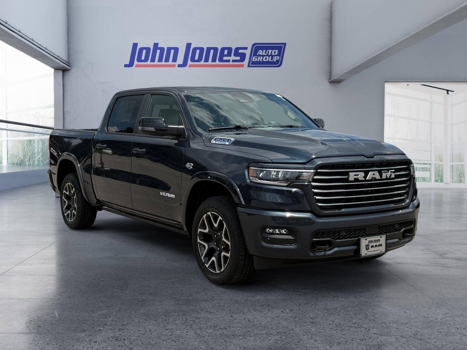 New 2026 Forged Blue Metallic Exterior Paint RAM Laramie image 7