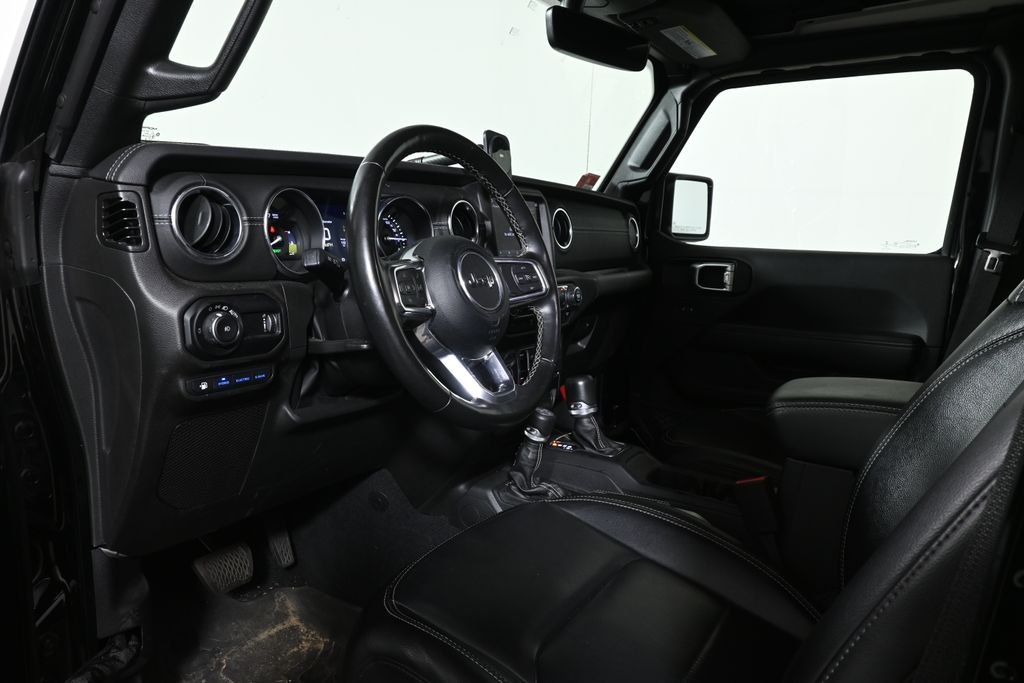 Used 2023 Black Jeep Sahara 4xe image 4