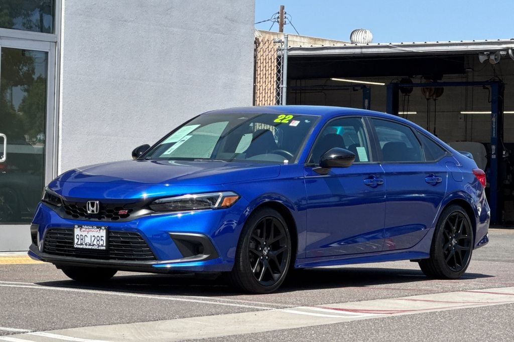 Used 2022 Blue Honda Si image 12