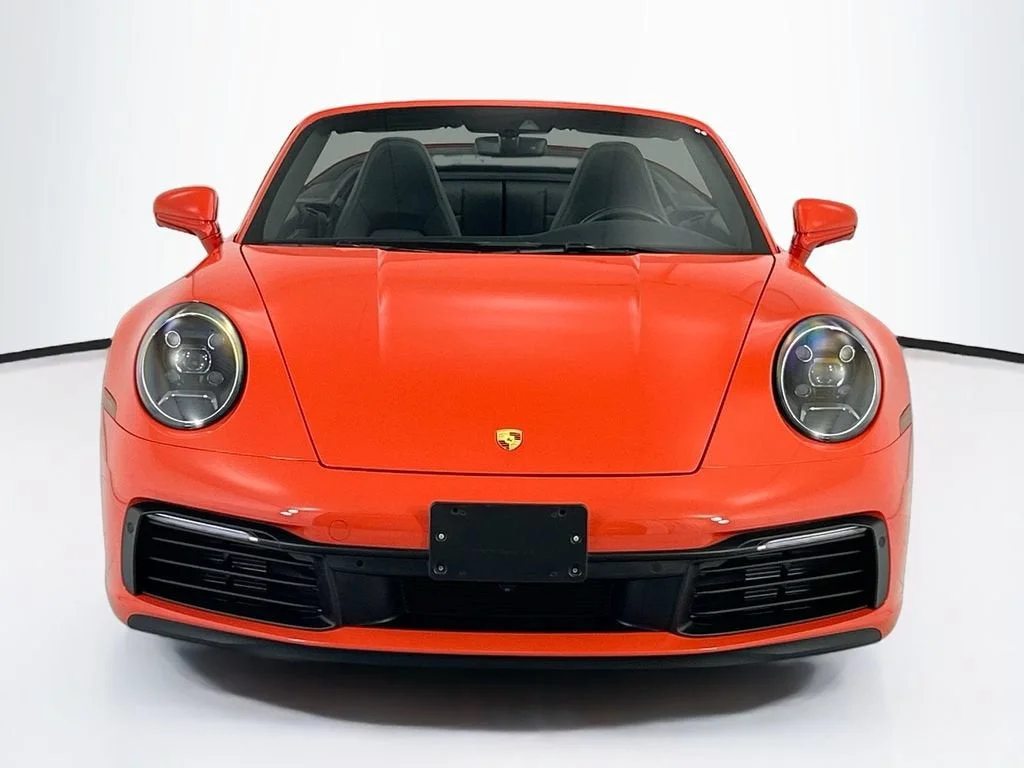 Used 2021 Lava Orange Porsche Carrera image 2
