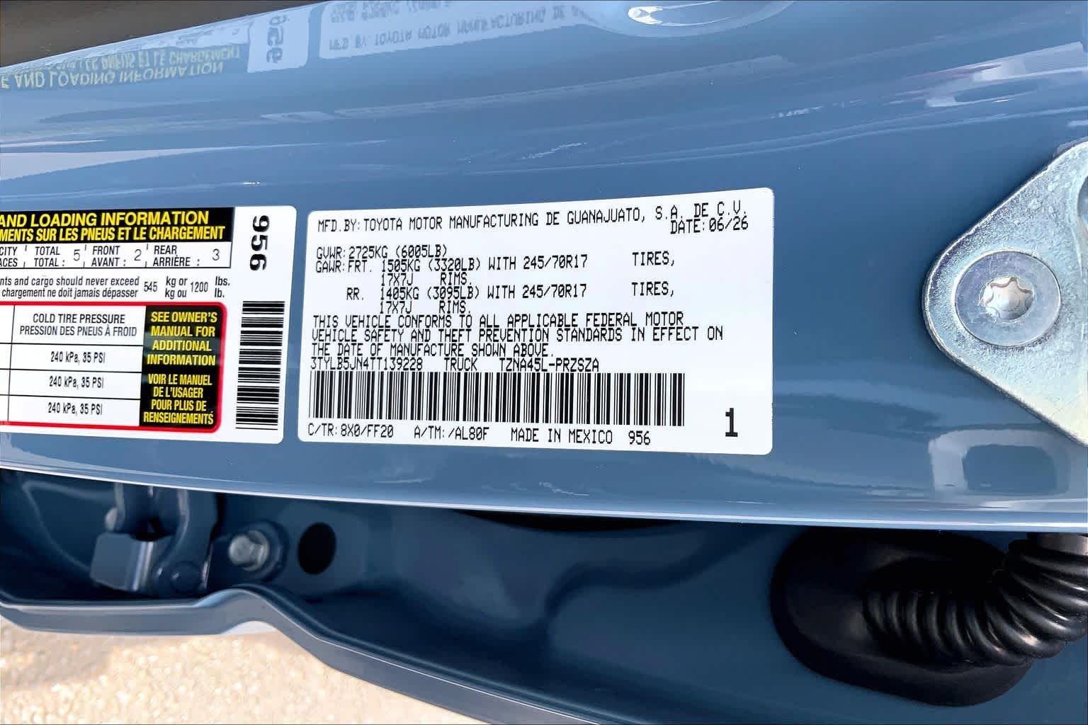 New 2026 Heritage Blue Toyota SR5 image 21