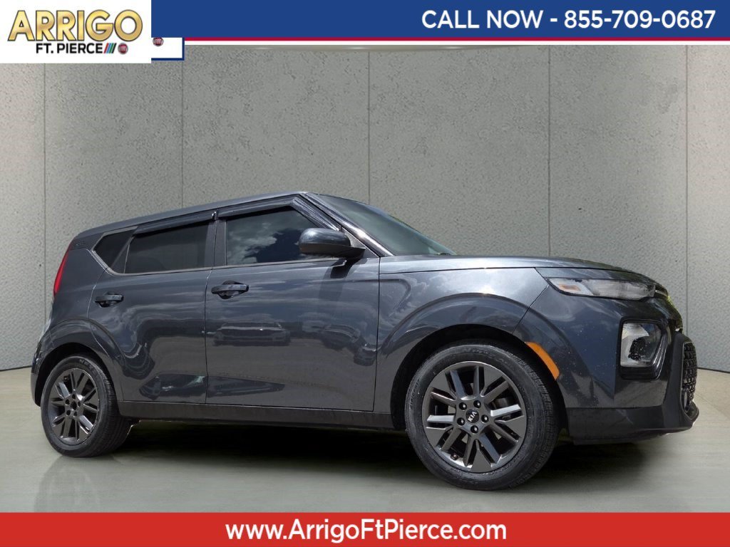 Used 2021 Gravity Gray Kia EX image 1