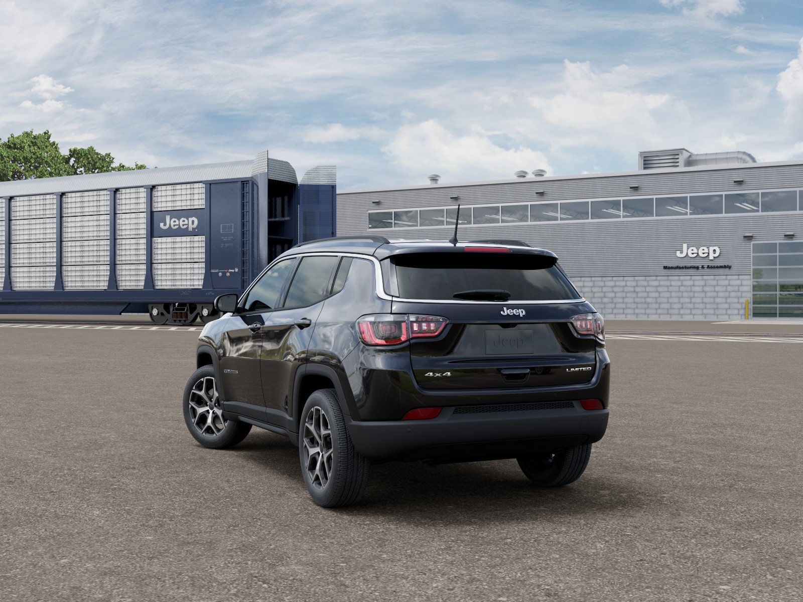 New 2026 Diamond Black Crystal Pearl-Coat Exterior Paint Jeep Limited image 29