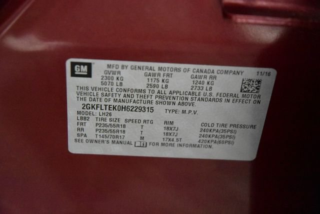 Used 2017 Red GMC SLE-2 image 45