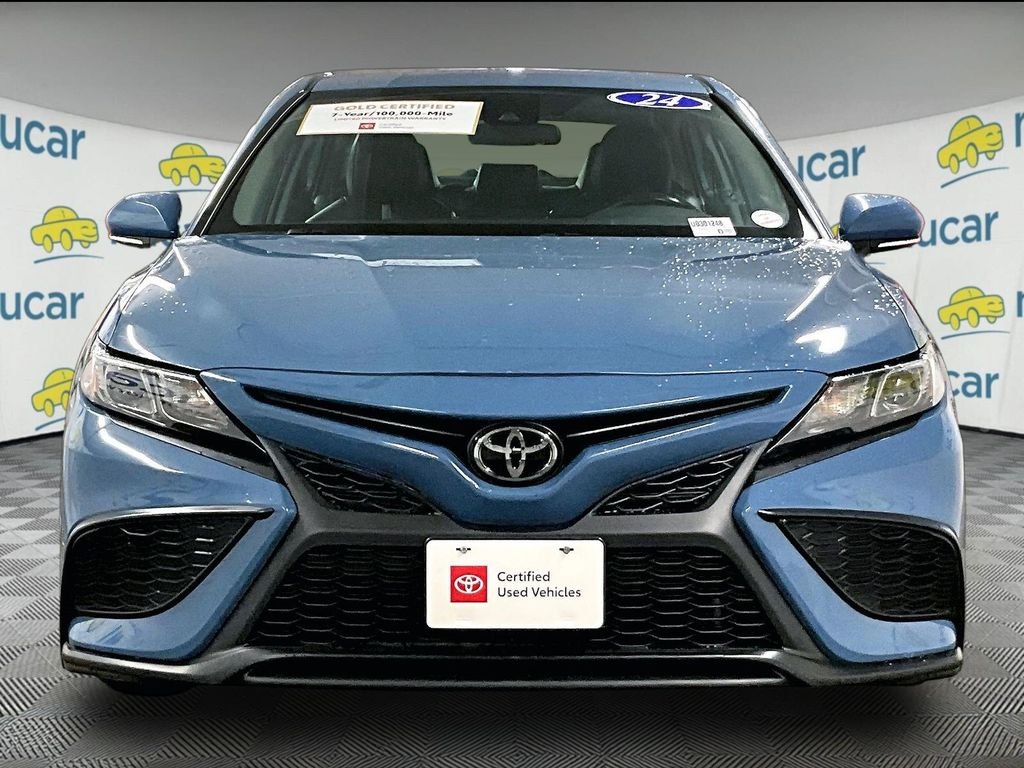 Certified Used 2024 Blue Toyota SE image 2