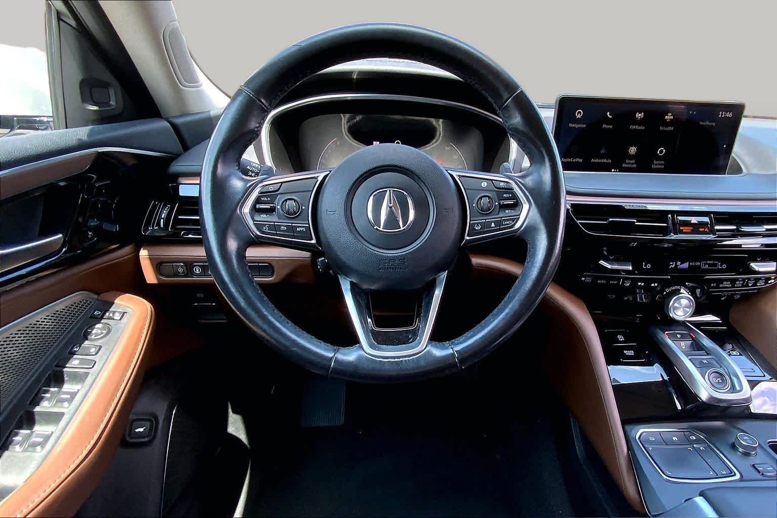 Used 2024 Platinum White Pearl Acura SH-AWD TECH image 6