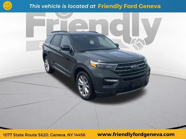 Used 2024 Green Metallic Ford XLT image 3