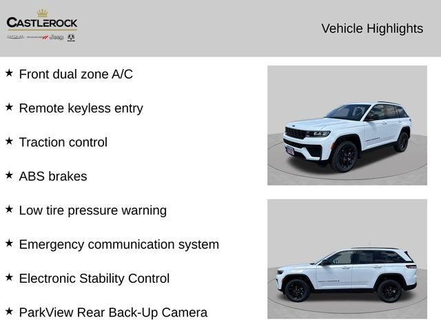 New 2026 Bright White Clear-Coat Exterior Paint Jeep Altitude image 2