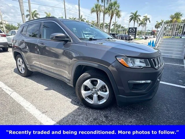 Used 2021 Gray Jeep Latitude image 1