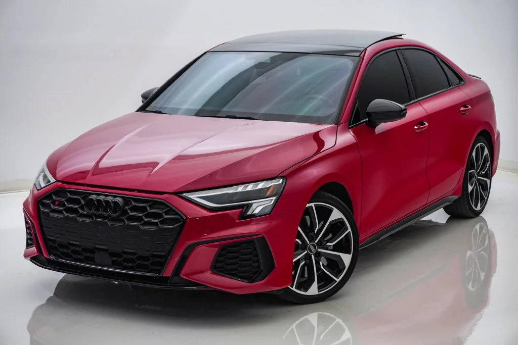 Used 2023 Tango Red Audi 2.0T Premium Plus image 3