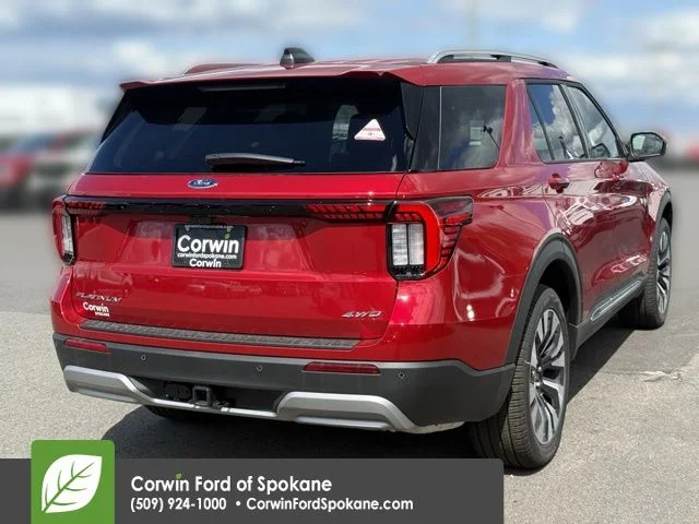 New 2026 Rapid Red Metallic Tinted Clearcoat Ford Platinum image 13