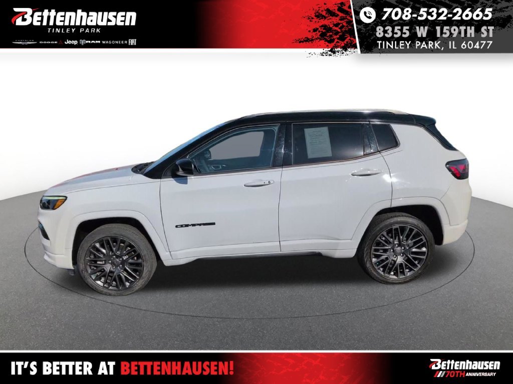 Certified Used 2023 Bright White Clearcoat Jeep High Altitude image 11