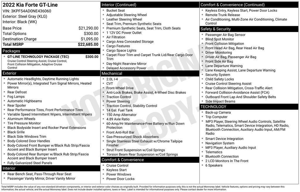 Certified Used 2022 Gray Kia GT-Line image 29
