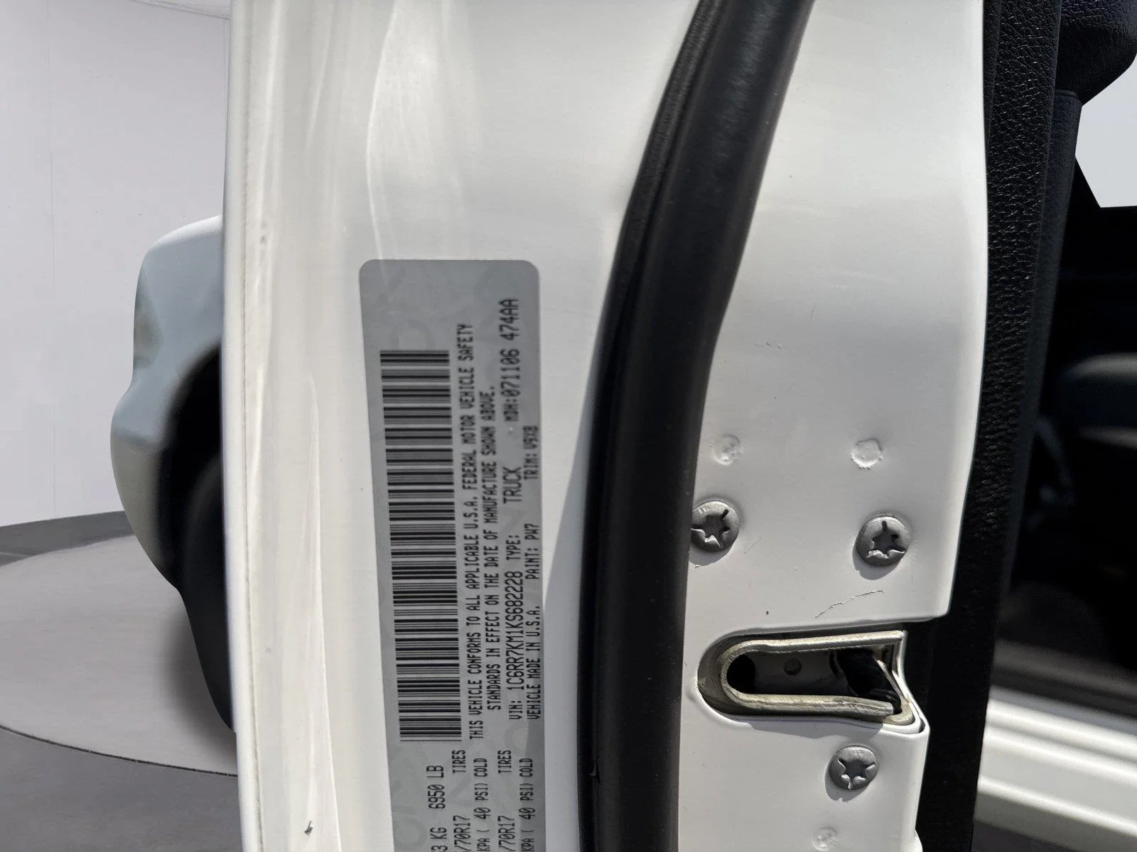 Used 2019 Bright White Clearcoat Ram Tradesman image 35