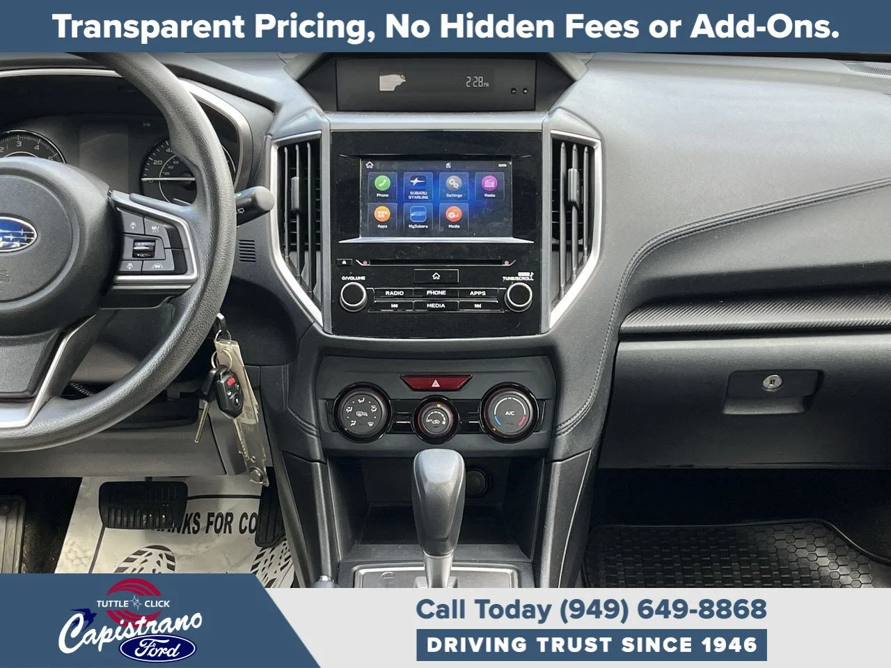 Used 2019 Crystal Black Silica Subaru Premium image 22