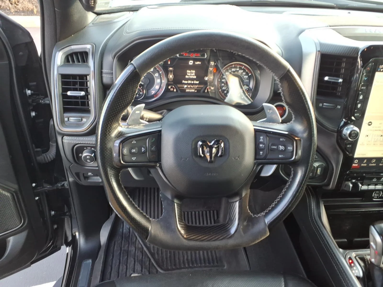 Used 2022 Diamond Black Crystal Pearlcoat Ram TRX image 7