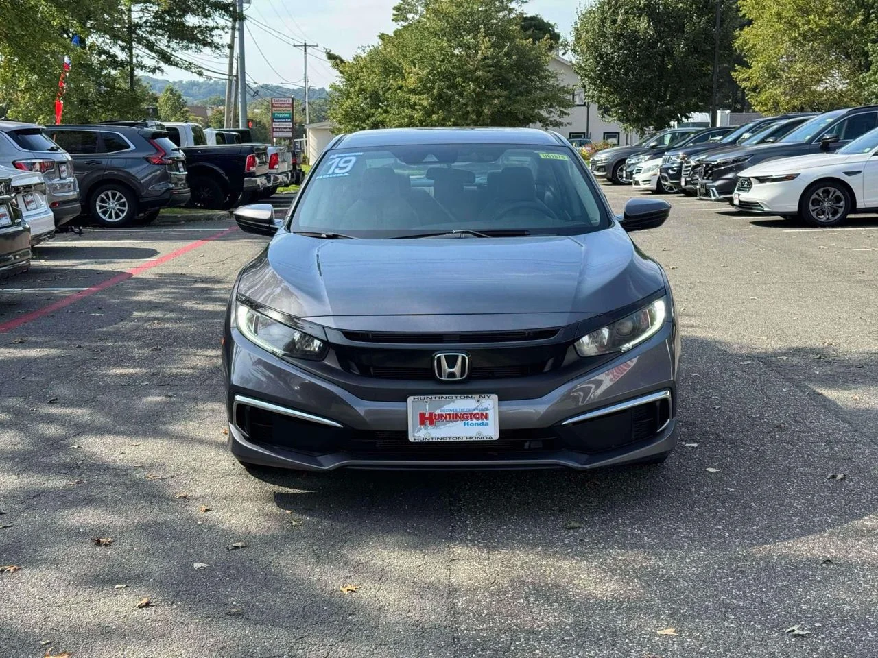Used 2019 Honda Civic LX with VIN 2HGFC2F69KH547065 for sale in Huntington, NY