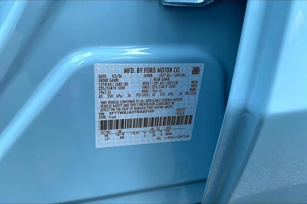 New 2026 Light Blue Ford XLT image 8