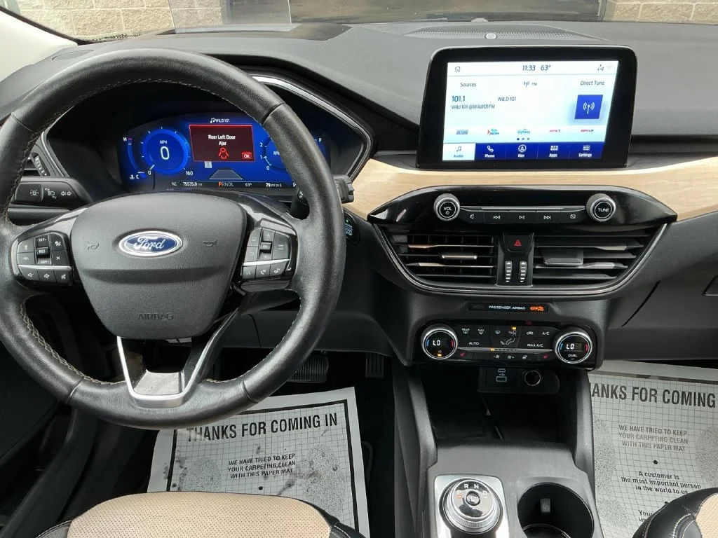 Used 2021 Blue Ford Titanium image 18