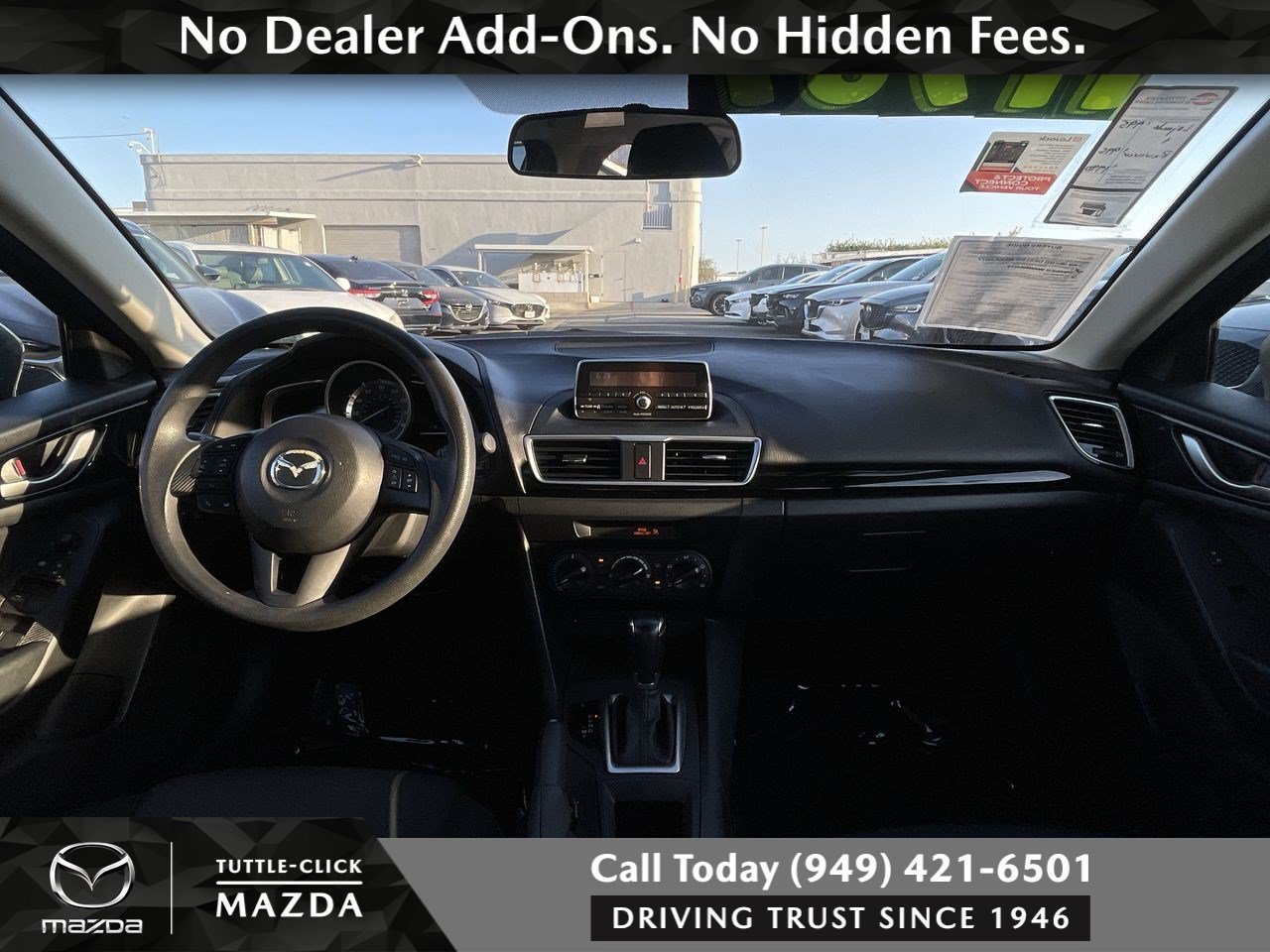 Used 2014 Jet Black Mica Mazda i Sport image 2