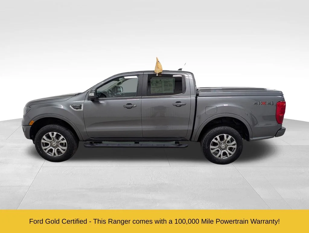 Certified Used 2022 Gray Metallic Ford Lariat image 1