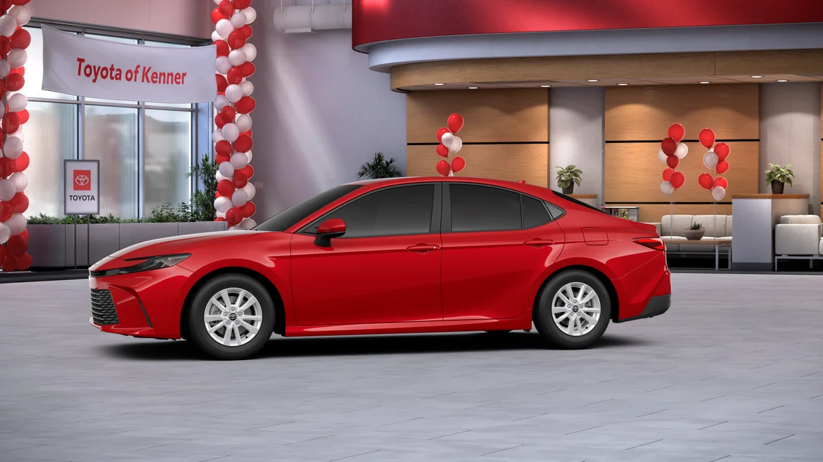 New 2026 Supersonic Red Toyota LE image 3