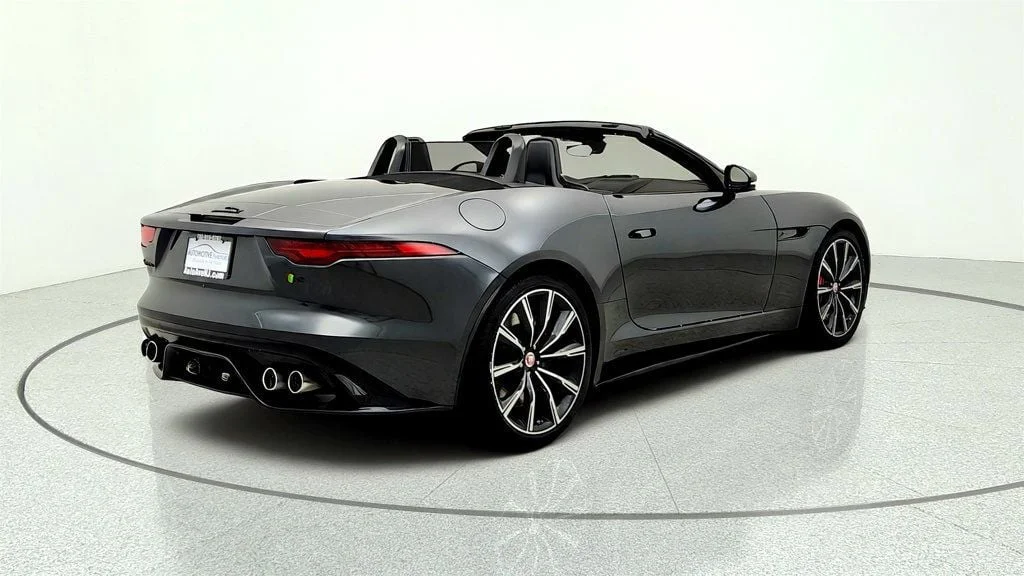 Used 2023 Carpathian Grey Premium Metallic Jaguar R Convertible AWD w/ Extended Leather & Black Calipers image 5