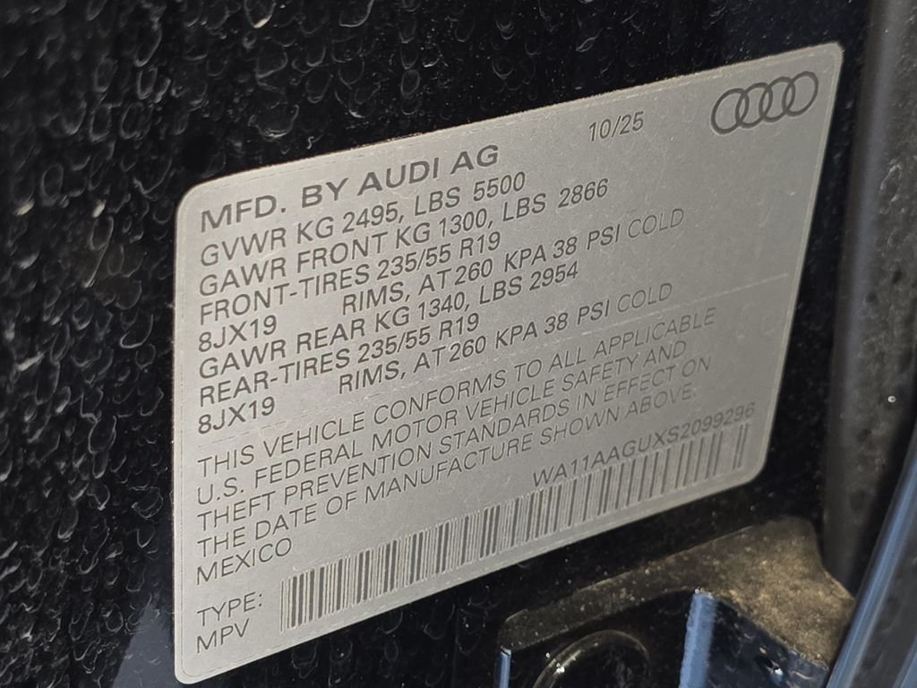 Used 2025 Black Audi 2.0T Premium image 36