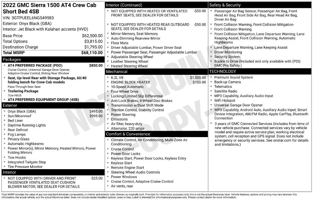 2022 GMC Sierra 1500 AT4 - Photo 2