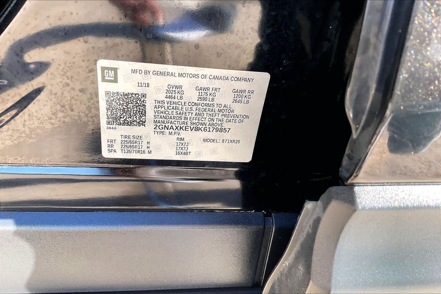 Used 2019 Mosaic Black Metallic Chevrolet LT image 37
