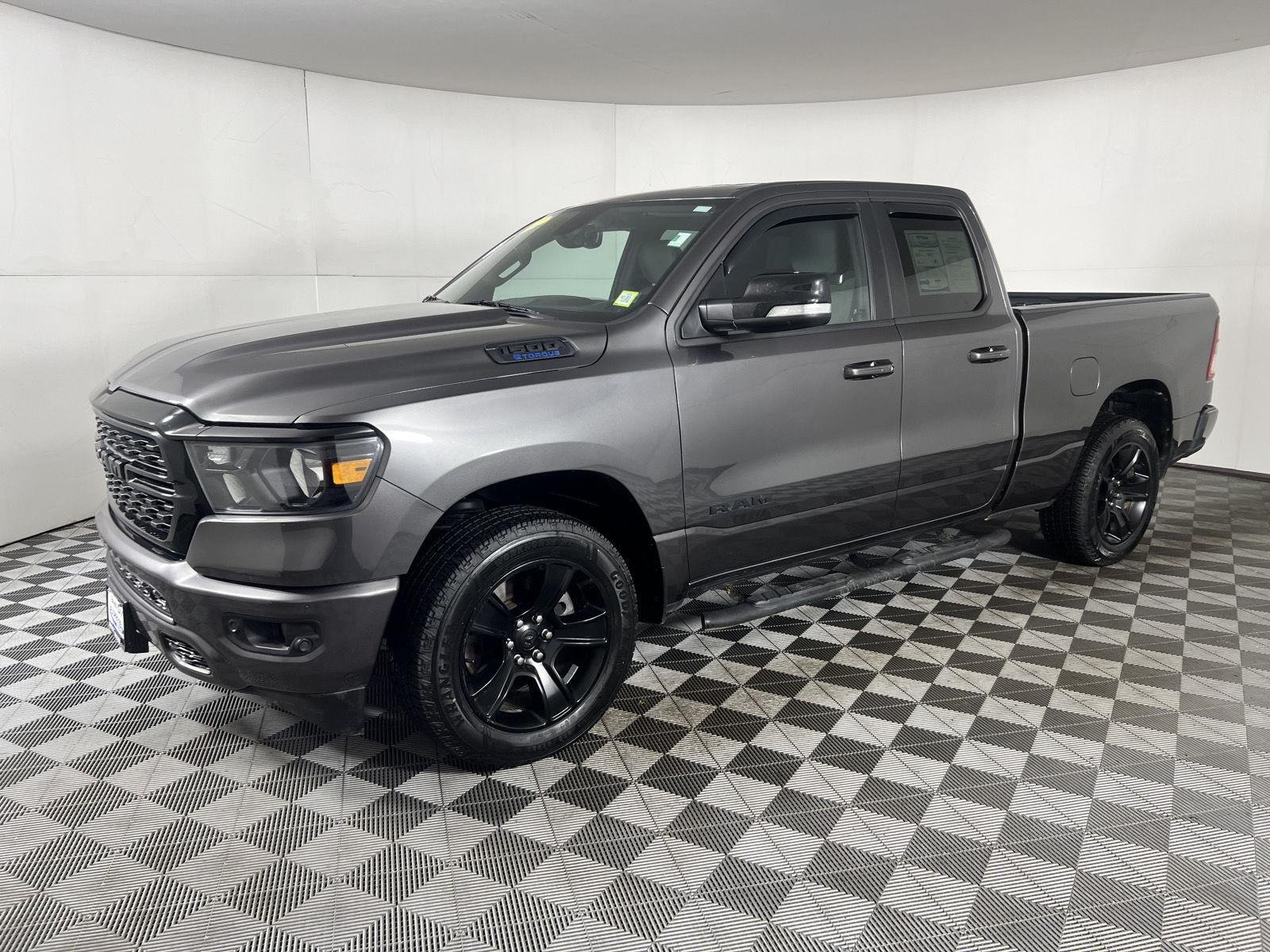 Used 2022 Granite Crystal Metallic Clearcoat Ram Big Horn image 6
