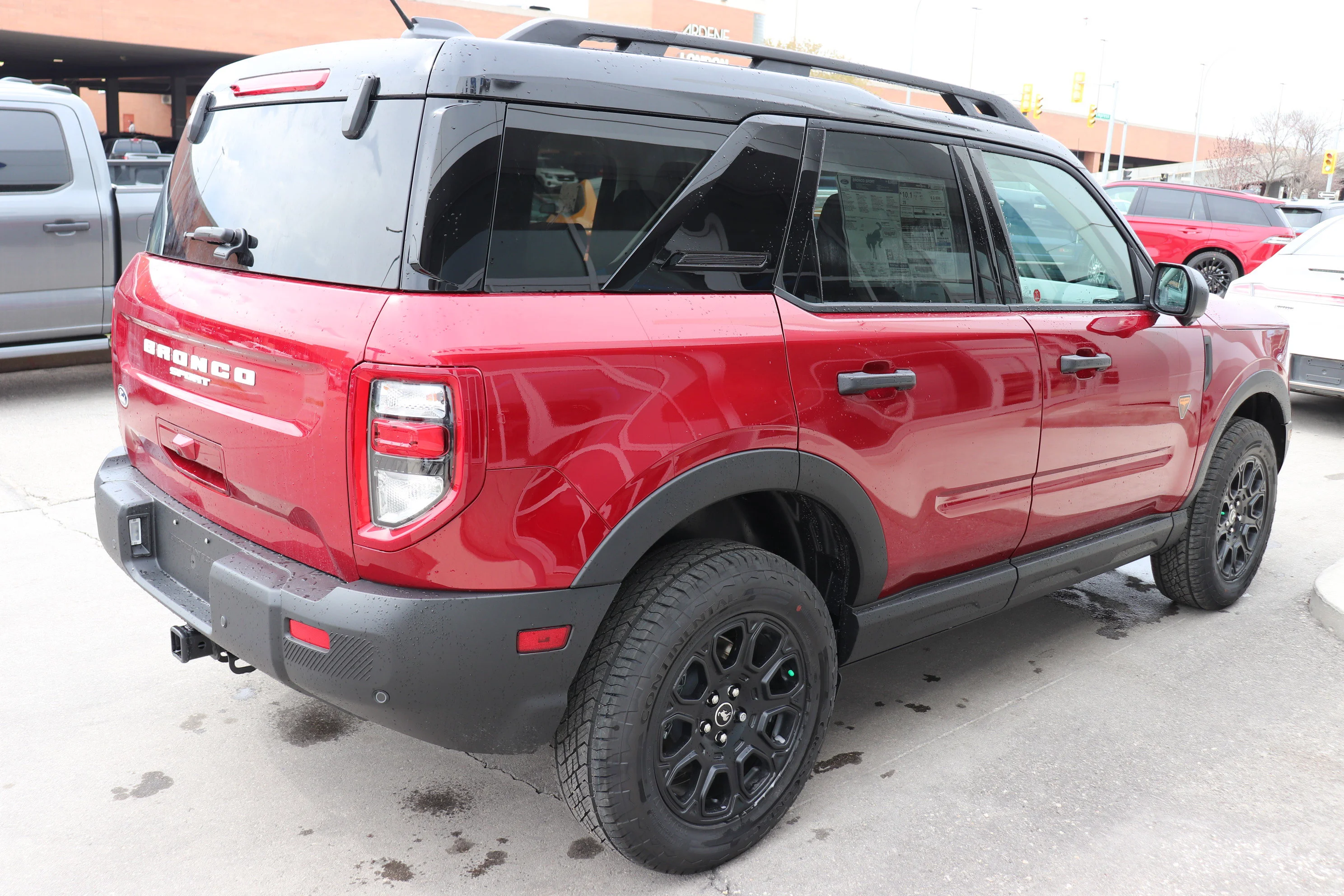 New 2026 RUBY RED METALLIC TC Ford Badlands image 4