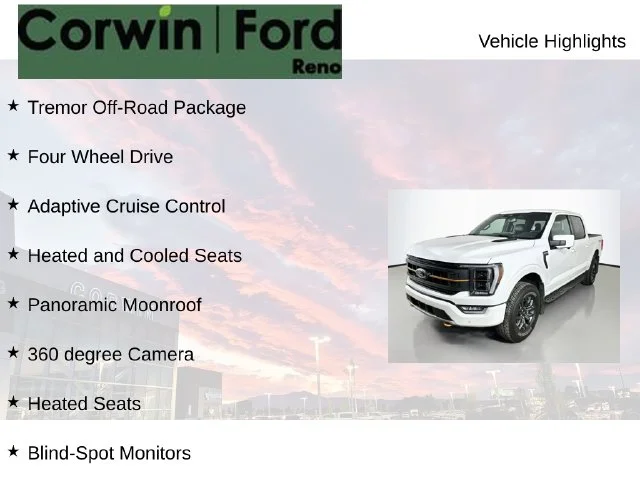 Certified Used 2023 Star White Ford Tremor image 6