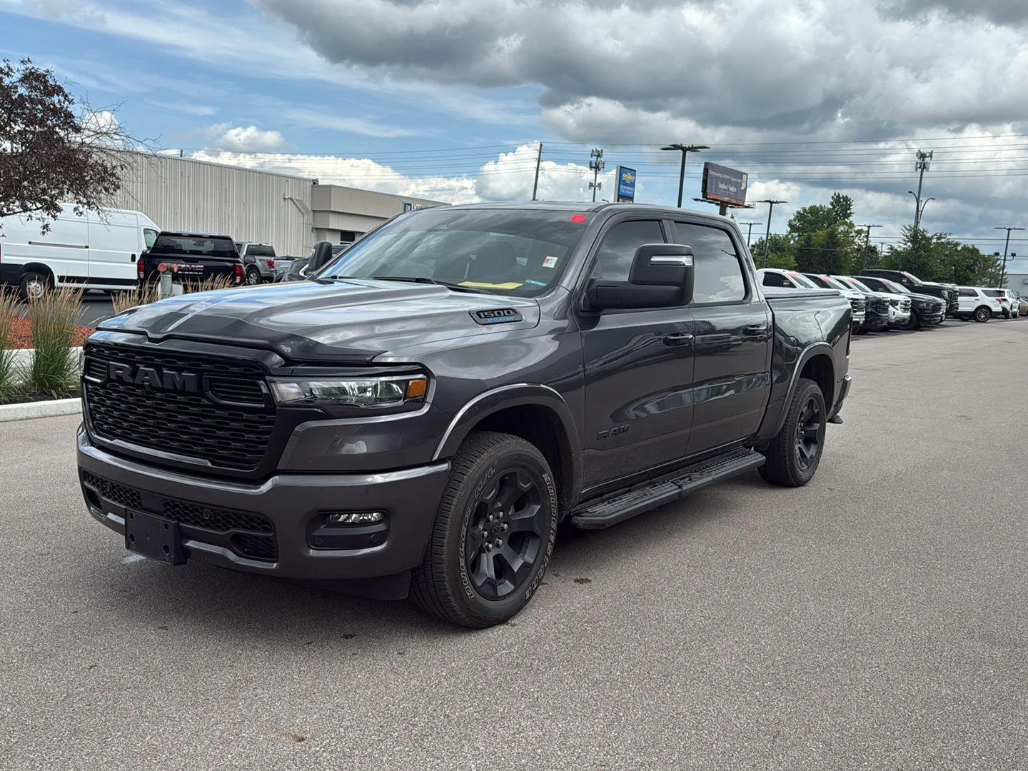 Used 2025 Granite Crystal Metallic Clearcoat Ram Big Horn image 7