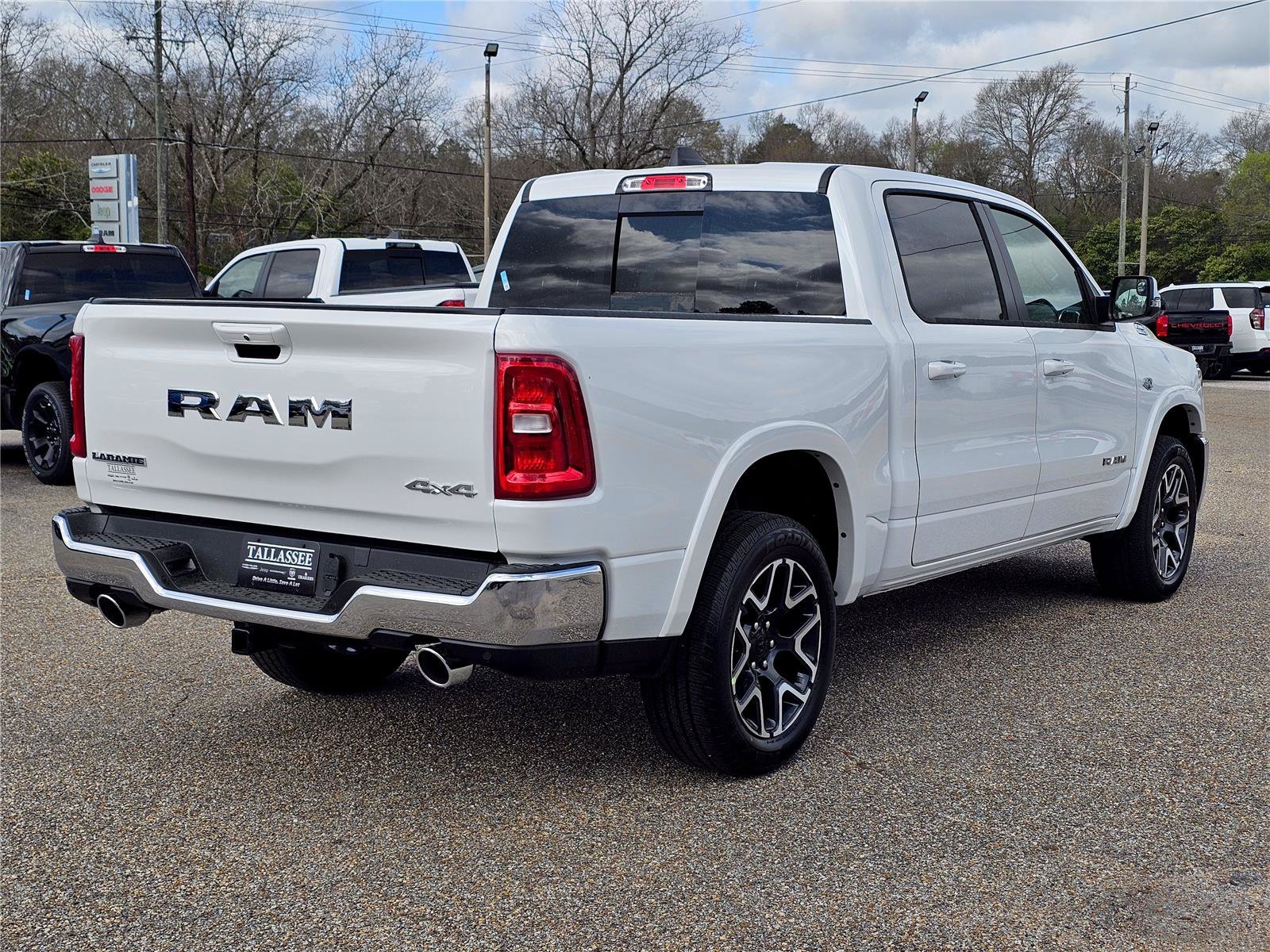New 2026 Ivory White Tri-Coat Pearlcoat Ram Laramie image 9