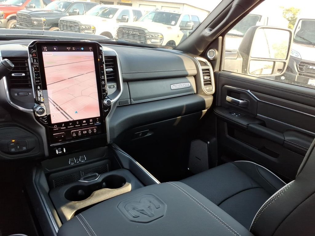 New 2027 Diamond Black Crystal Pearlcoat RAM Laramie image 14