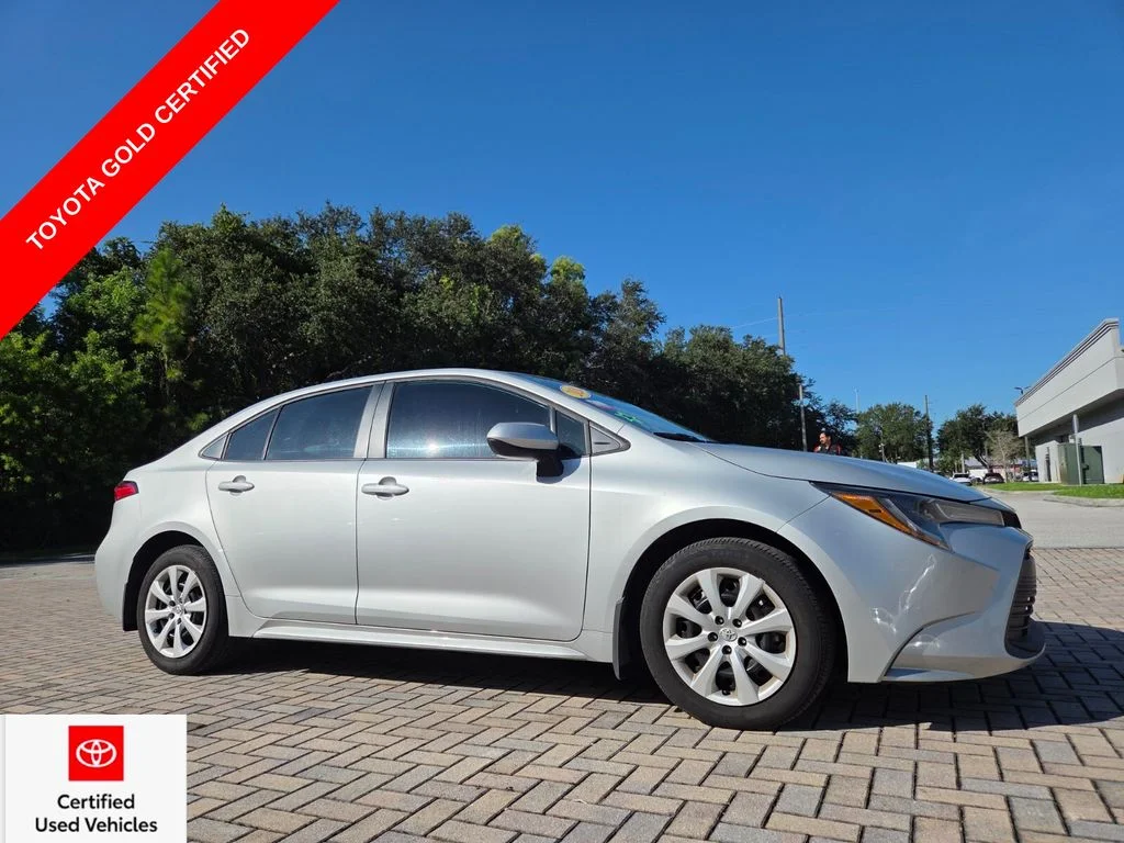 Certified Used 2026 Silver Toyota LE image 1