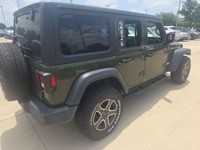 Used 2021 Green Jeep Unlimited Sport S image 3