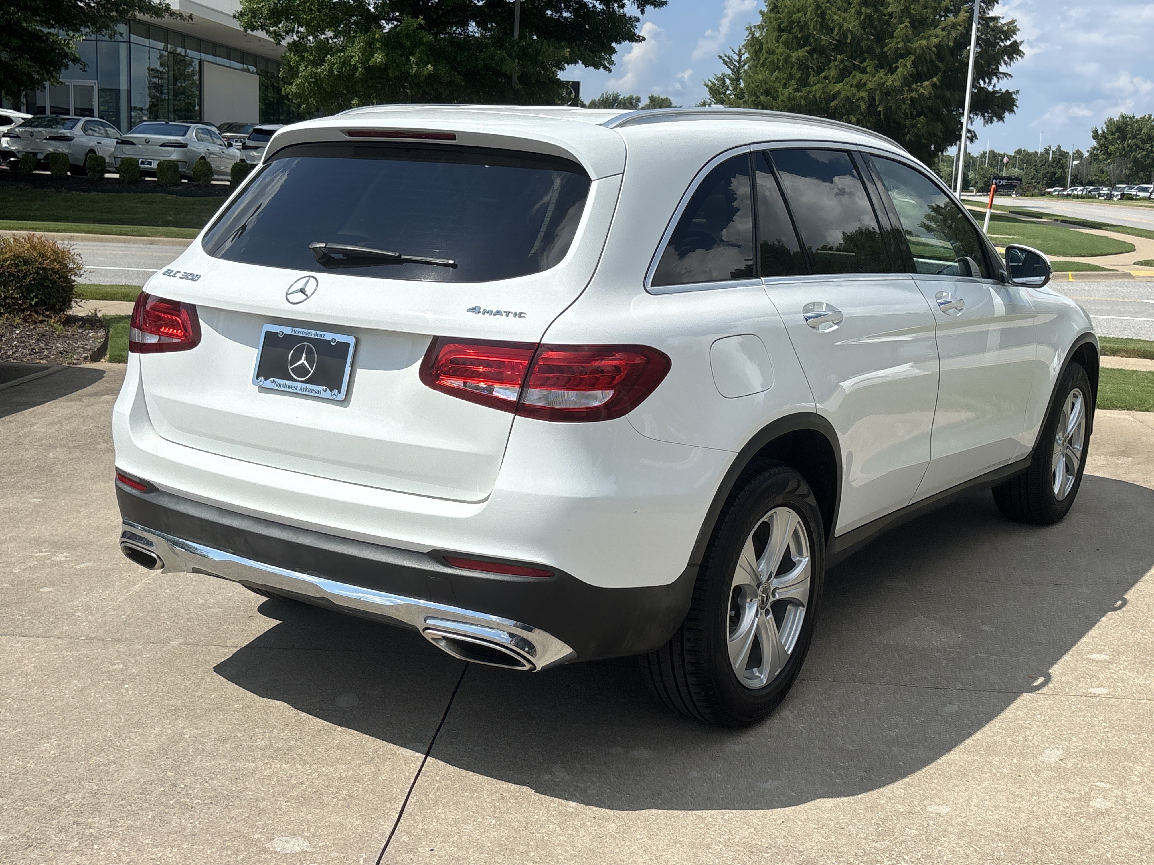 Used 2018 POLAR WHITE Mercedes-Benz 300 4Matic image 3