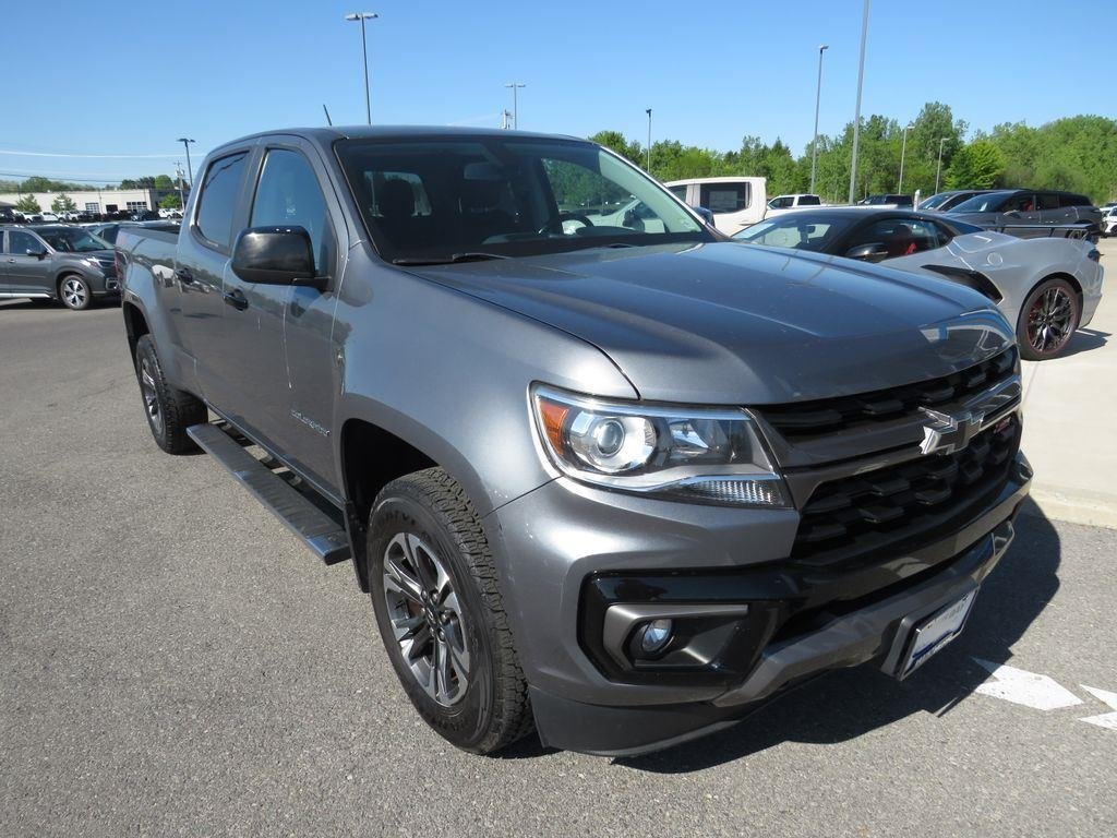Used 2021 Steel Metallic Chevrolet Z71 image 2