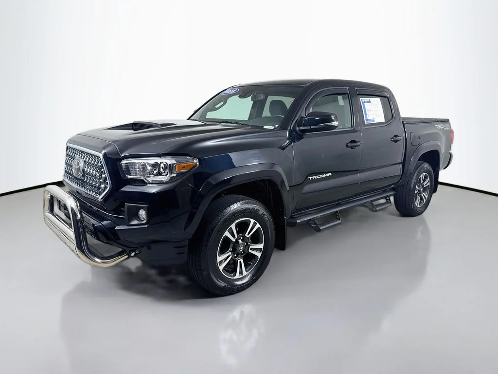 Used 2018 Midnight Black Metallic Toyota TRD Sport image 9