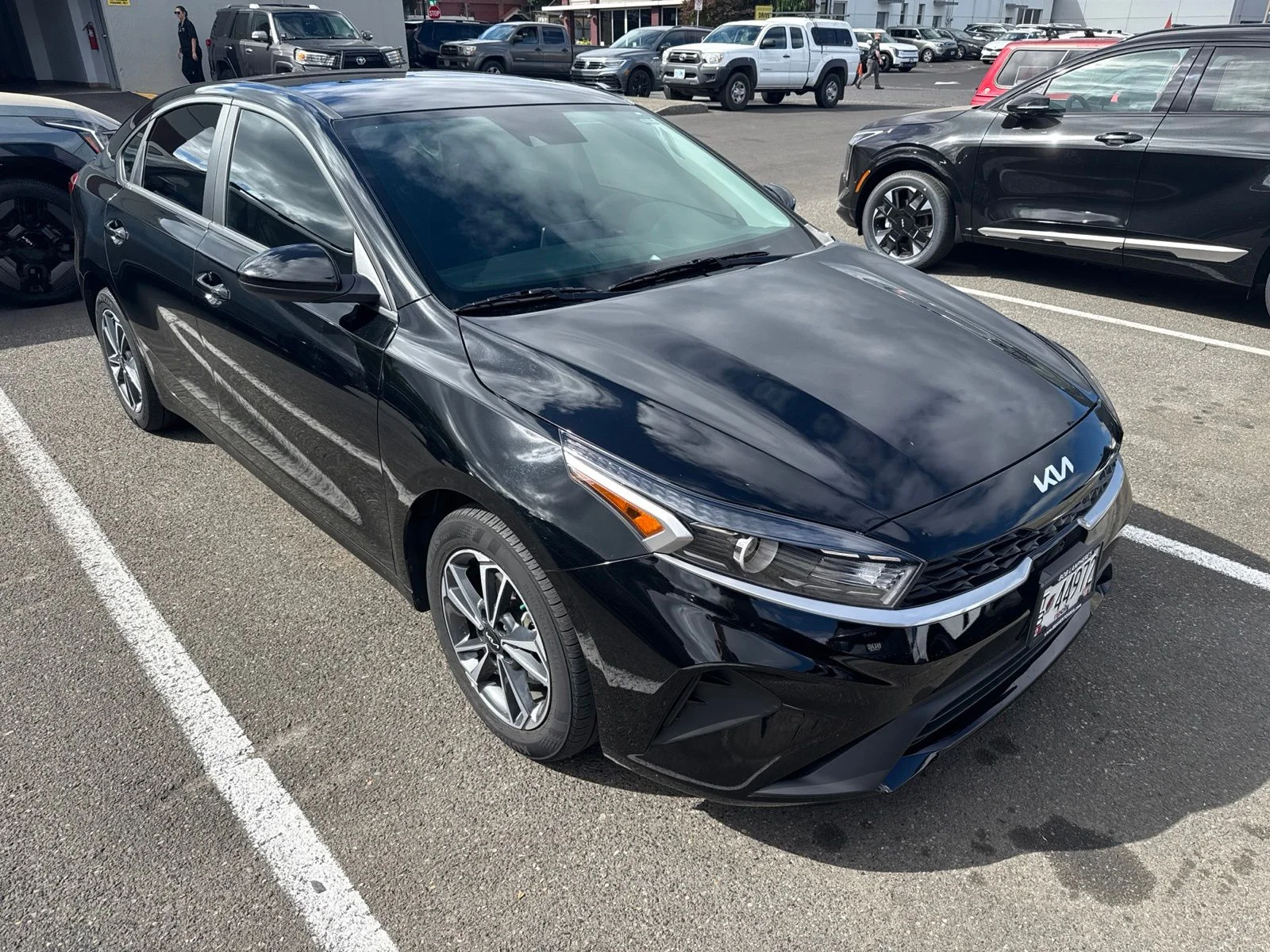 Used 2024 Aurora Black Kia LXS image 2