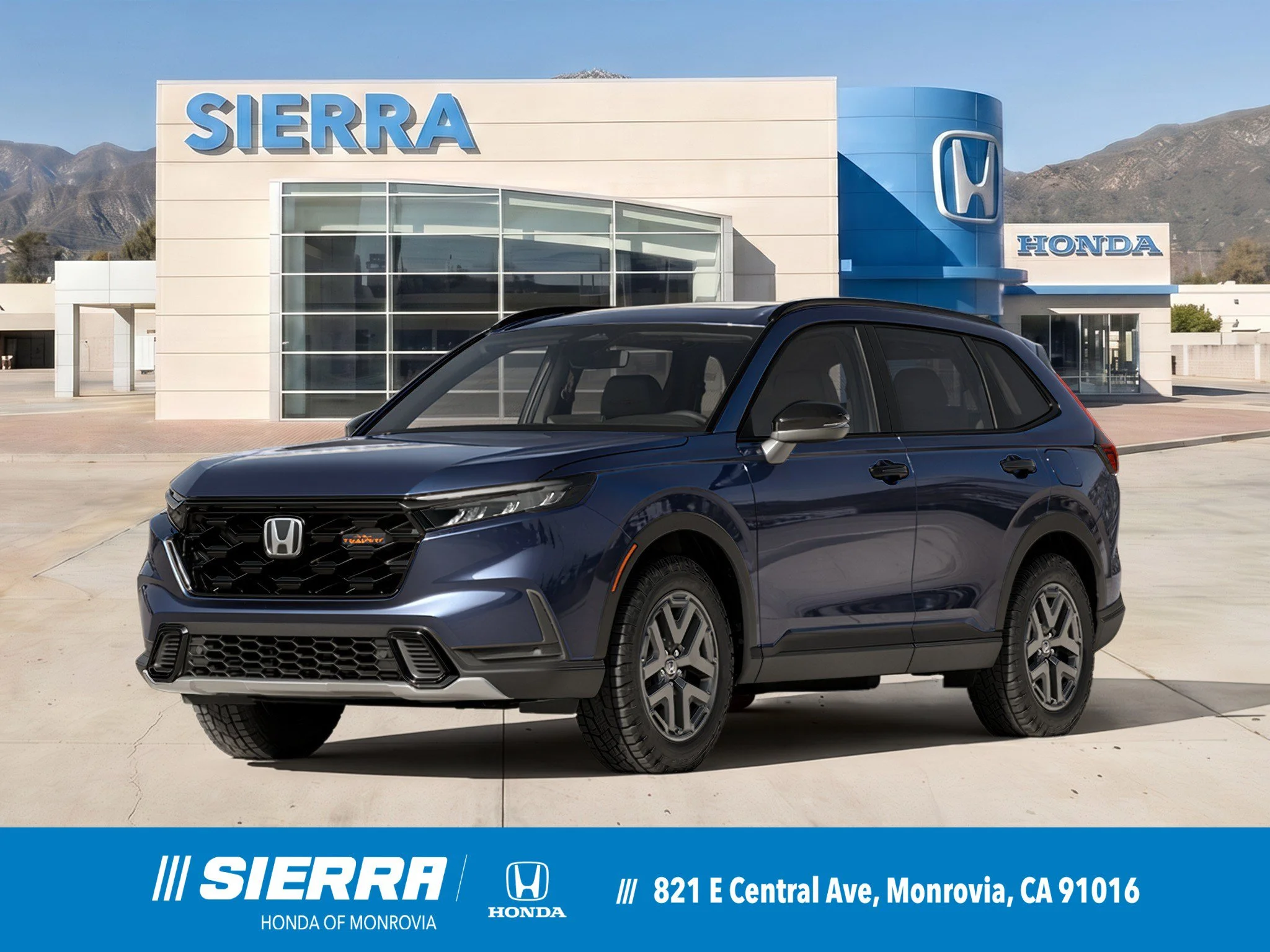 New 2027 Canyon River Blue Metallic Honda TrailSport Hybrid AWD image 1