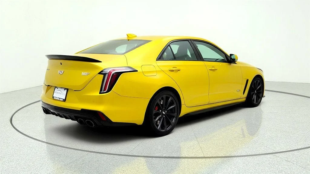 Used 2024 Cyber Yellow Metallic Cadillac 4dr Sedan Blackwing w/ High End Leather Seating & Technology Pkg image 5