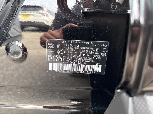 New 2026 Crystal Black Silica Subaru Limited image 20