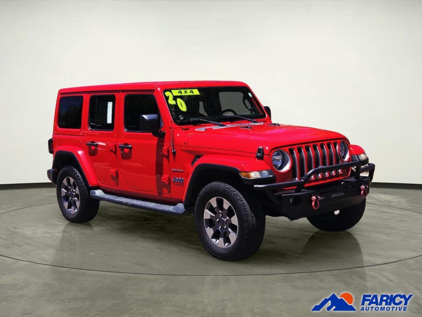 Used 2020 RED JEEP SAHARA image 7