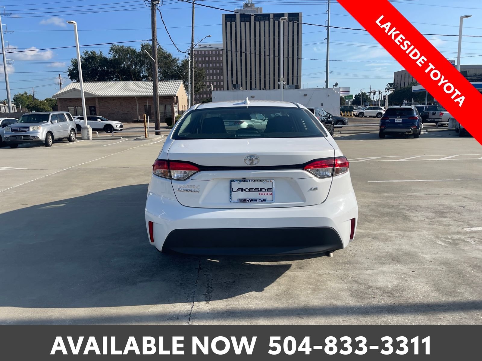 Used 2023 White Toyota LE image 4