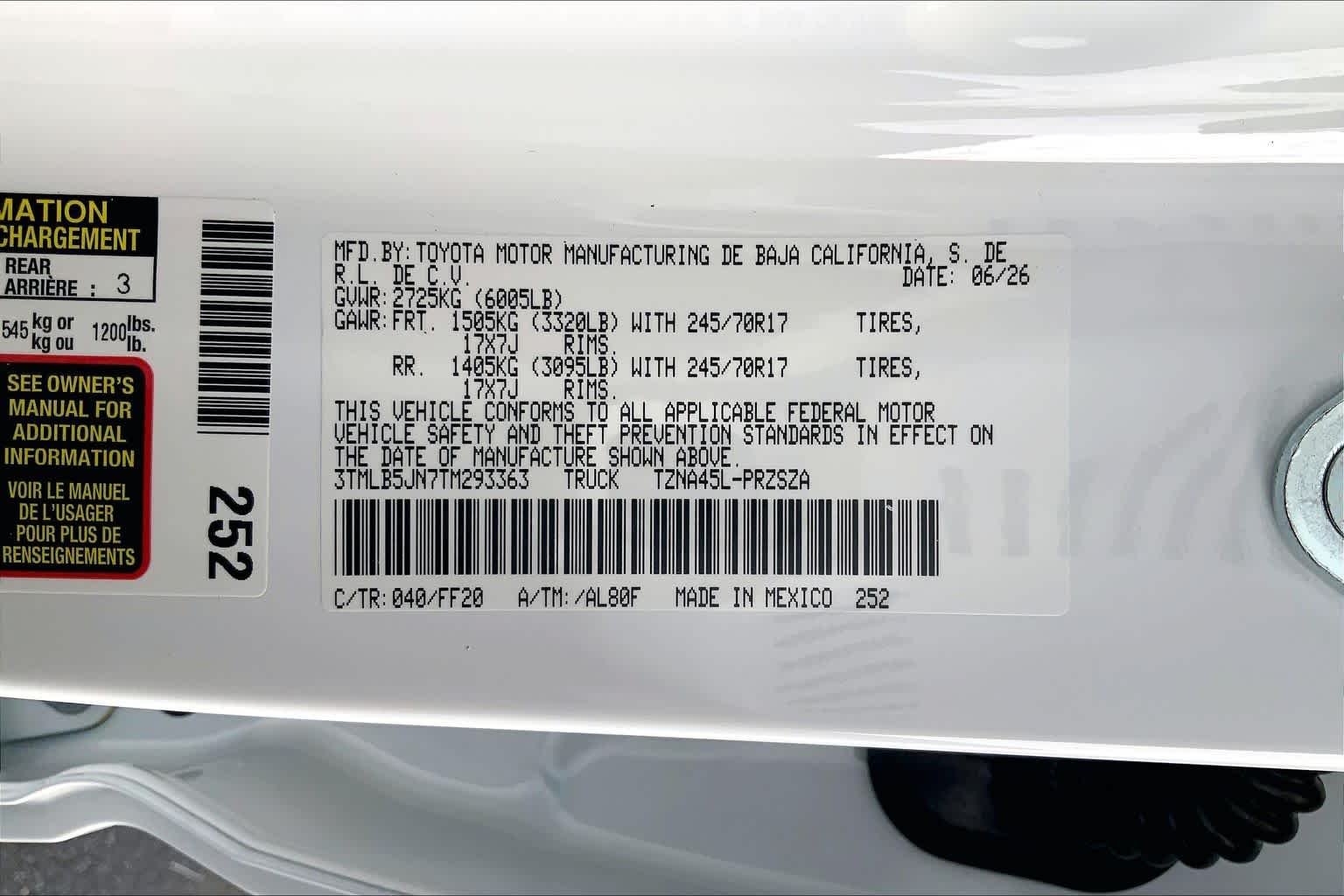 New 2026 Ice Cap Toyota SR5 image 21